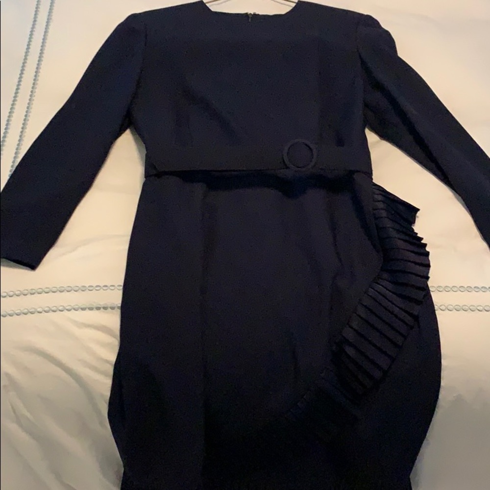 Carolina Herrera navy dress sz 12